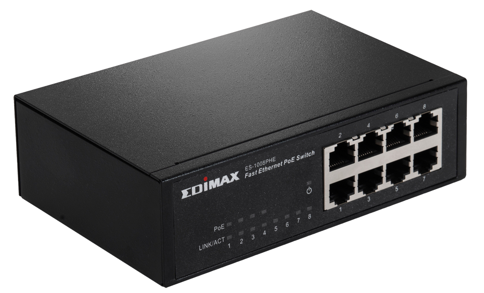 EDIMAX ES-1008PHE - Przełączniki sieciowe
