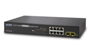 Planet WGSD-10020HP - Switch 8xGE PoE + 2xSFP